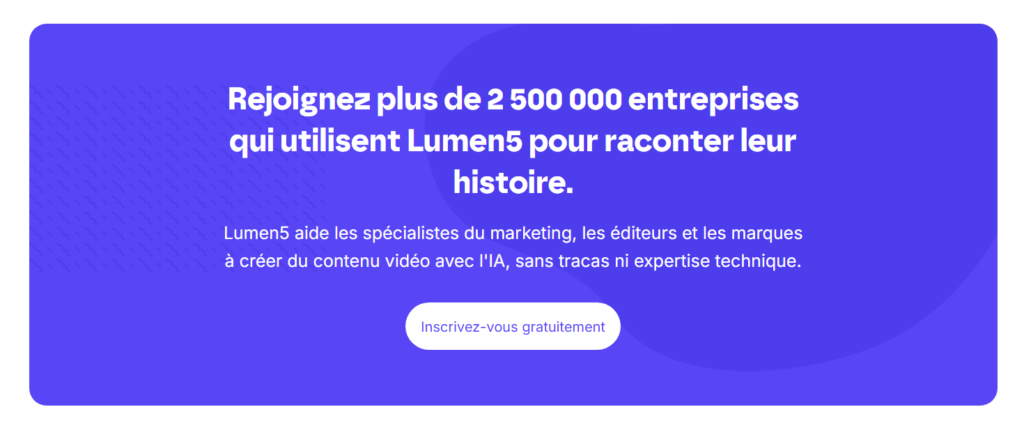 Lumen5 Productivite